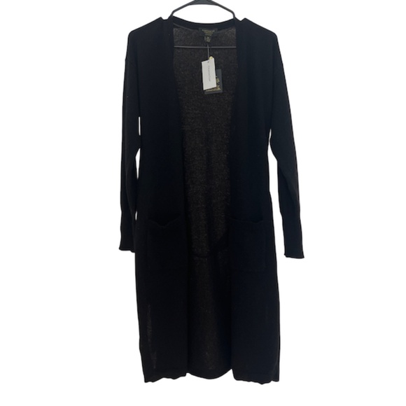 Charter Club Women's New With Labels Drawstring Waist Cardigan, Long Size M. - Picture 4 of 7